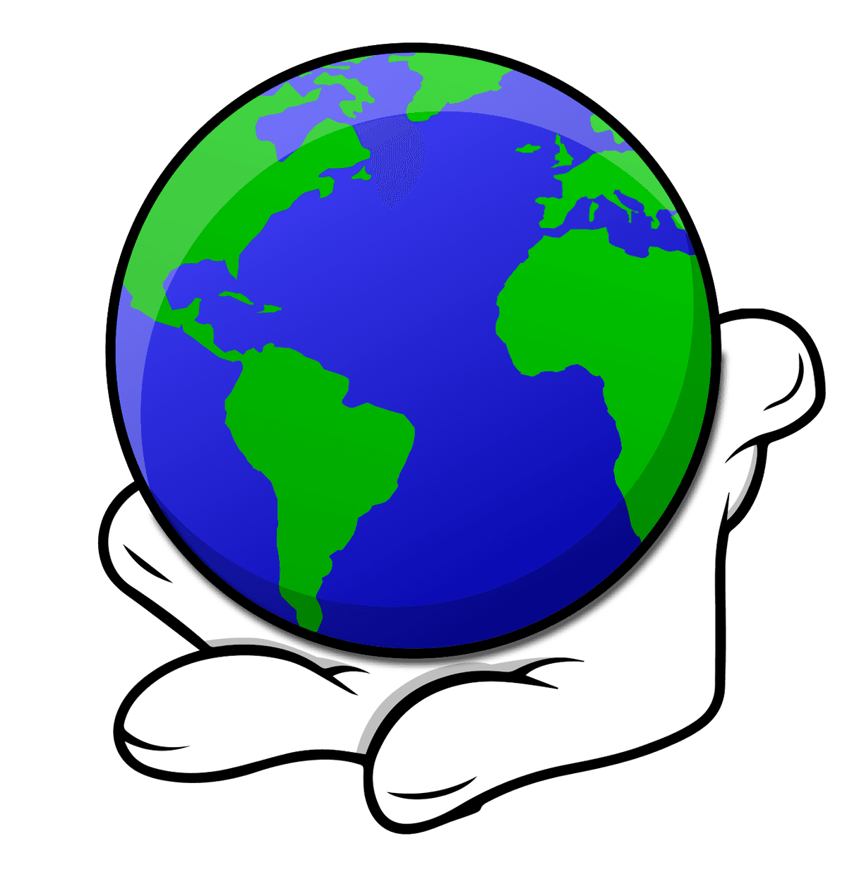The Globe in hand