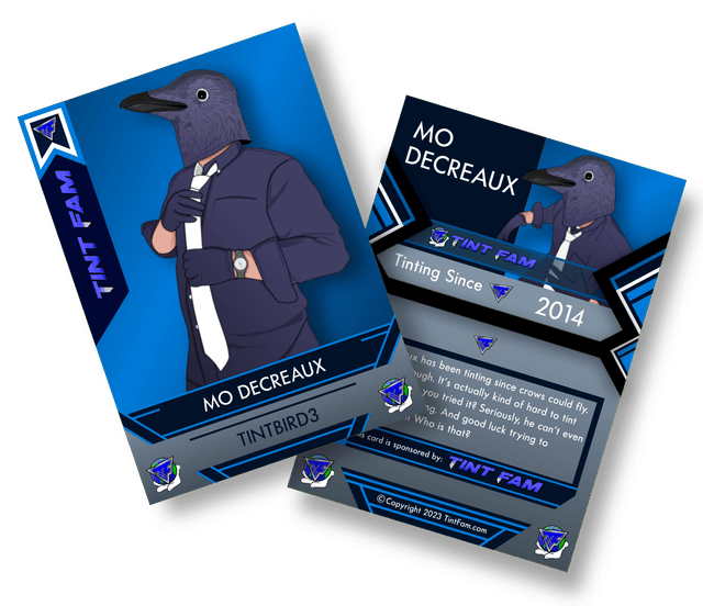 Tint Fam Trading Cards Demo